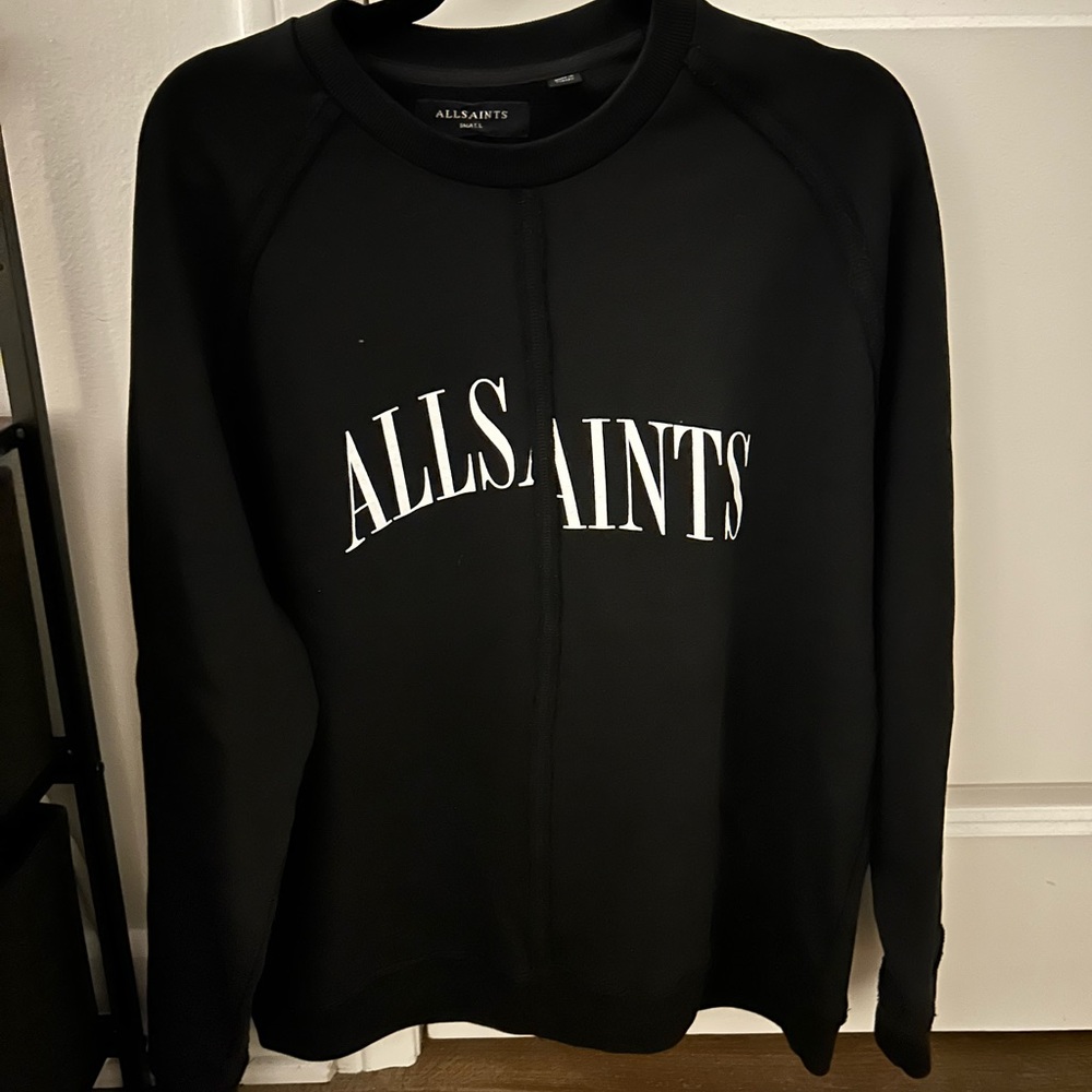 All Saints Black Sweatshirt